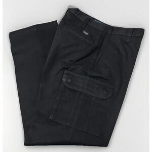 Cintas Comfort Flex Pants Men's Size 31x32 Straight Leg Black Cargo Workwear